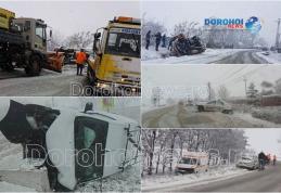 Zeci de accidente pe drumurile din județul Botoșani! Neadaptarea vitezei la condițiile de drum fiind principala cauză - FOTO