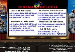 Vezi ce filme vor rula la Cinema „MELODIA” Dorohoi, în săptămâna 16 – 22 februarie – FOTO
