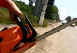 Clipe de groază pentru o româncă din Italia: a fost ameninţată cu o drujbă