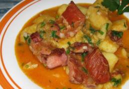 Mâncărică de cartofi cu afumătură