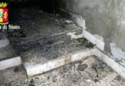 Un italian a dat foc unei case unde locuiau șase români dintre care doi copii