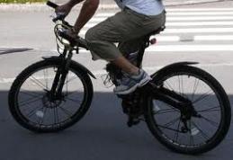 Accident provocat de un biciclist
