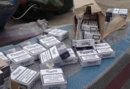 Țigări de contrabandă confiscate de polițiștii dorohoieni