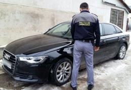 Audi A6 semnalat furat din Anglia, depistat în Botoșani - FOTO