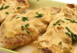 Mușchiuleț cu sos de muștar