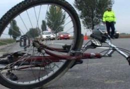Accident rutier la Broscăuţi. Biciclist rănit de un șofer imprudent!