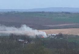 Focuri scăpate de sub control: Incendii de vegetație uscată în lanț