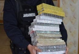 Ţigări neaccizate confiscate de jandarmi din zona Pieţei Centrale