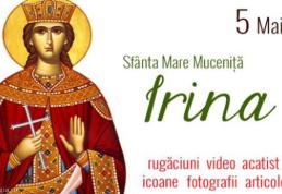 Rugăciune către Sfânta Mare Muceniţă Irina, ocrotitoarea căsătoriţilor şi a celor care vor să se căsătorească