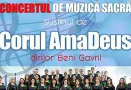 Concert de muzică sacră susținut de Corul AmaDeus la Dorohoi