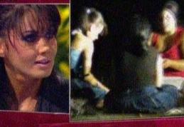 Oana Zăvoranu, surprinsă pe un câmp alături de două vrăjitoare