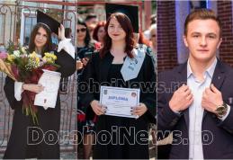 Bianca, Roxana și Alexandru – Dorohoienii de 10 la Bacalaureat 2018