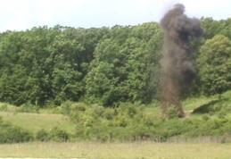 Elemente de muniţie, distruse la Copălău