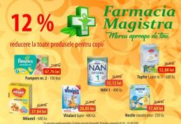 Farmacia Magistra: Campanie promoțională cu reducere la toate produsele pentru copii