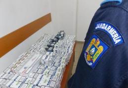 Țigări confiscate de jandarmi în zona Pieței Centrale