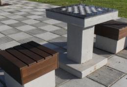 Scandal în parc, la mesele de şah