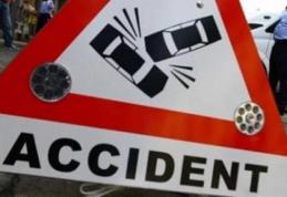 Accident produs de un șofer aproape de comă alcoolică. A distrus gardul unei case în timp ce dădea cu spatele