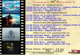 Vezi ce filme vor rula la Cinema „MELODIA” Dorohoi, în săptămâna 7 – 13 septembrie – FOTO