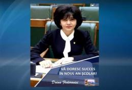 Doina Federovici: „Noul An Școlar începe sub auspiciile celor mai importante investiții în infrastructura școlară din ultima perioadă”