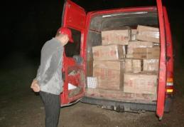 74 950 de pachete de tigări şi două maşini confiscate pentru contrabandă