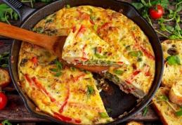 Frittata cu bacon și cașcaval