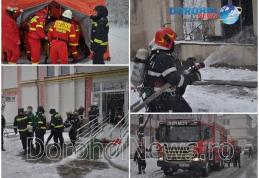 Accident, incendii și panică în urma unui cutremur! Exercițiu de amploare la Spitalul Municipal Dorohoi - VIDEO/FOTO