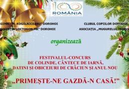INVITAȚIE de weekend: „Primeşte-ne gazdă-n casă!” Festival - Concurs de colinde, cântece de iarnă, datini de Crăciun şi Anul Nou