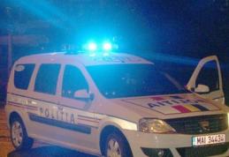 Accident la Vârfu Câmpului! O mașină scăpată e sub control a intrat într-un șanț
