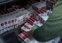 Țigarete de contrabandă, în valoare de peste 78.000 lei, depistate în trafic