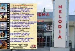 Vezi ce filme vor rula la Cinema „MELODIA” Dorohoi, în săptămâna 28 decembrie – 3 ianuarie – FOTO