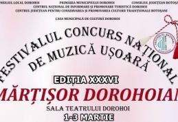 Festivalul „Mărțișor Dorohoian” 2019. Vezi cine cântă în recital!