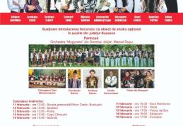 Spectacole acompaniate de Orchestra „Mugurelul” Dorohoi în cadrul Proiectului  „10 pentru folclor”