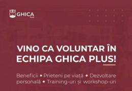 Fi și tu voluntar! Asociația „Ghica Plus” își mărește echipa. Vă așteptăm în echipa noastră!