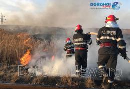 Focuri scăpate de sub control! 11 incendii de vegetație izbucnite de 8 martie