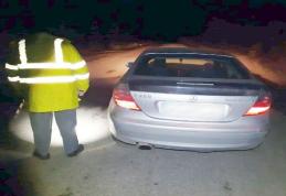 Mercedes oprit în toiul nopții de poliţiștii de frontieră dorohoieni. Ce au descoperit polițiștii
