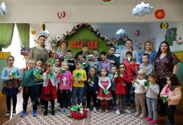 Peste cinci mii de preșcolari au participat la cea de-a patra ediție a campaniei interjudeţene „Un gând bun de mărţişor”- FOTO