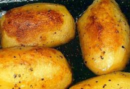 Cartofi fondanți - rumeni și cremoși