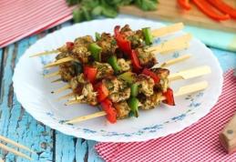 Frigărui de pui cu ardei