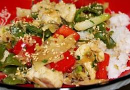 Pui călit cu legume