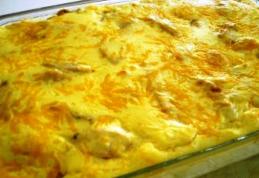Piept de pui gratinat