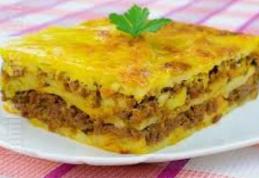 Musaca de cartofi și pui