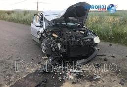 Accident! O mașină s-a izbit violent de un camion pe drumul dintre Dorohoi și Loturi Enescu – FOTO