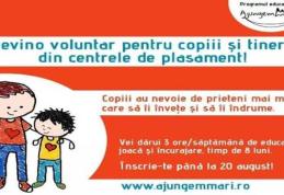 Se caută voluntari pentru educația copiilor și tinerilor instituționalizați din Botoșani