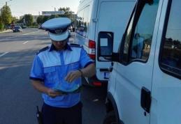 ACȚIUNEA TRUCK & BUS. Polițiștii au aplicat 322 de sancţiuni și au reținut 25 de permise de conducere