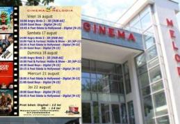 Vezi ce filme vor rula la Cinema „MELODIA” Dorohoi, în săptămâna 16 – 22 august – FOTO