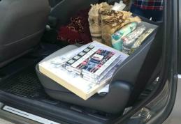 Ţigări de contrabandă confiscate de poliţiştii frontieră dorohoieni - FOTO