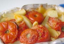 Roșii umplute cu orez