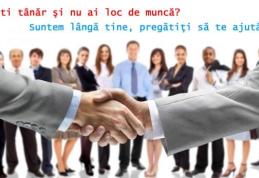 Ești tânăr și nu ai un loc de muncă? Suntem lângă tine, pregătiți să te ajutăm! Vino la Bursa locurilor de muncă