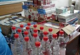 Poliția în acțiune: Ţigări și alcool confiscate de pe stradă