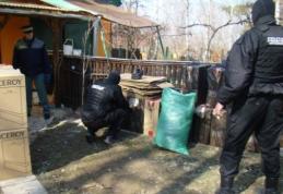 Percheziție la trei persoane din Cristeşti şi Nicşeni. Polițiștii au confiscat peste 500 de pachete de țigări de contrabandă 